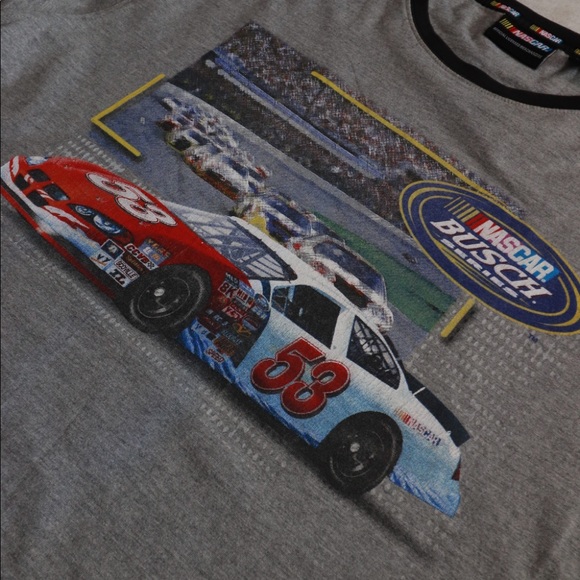 Nascar Busch Series Ringer Tee - Picture 2 of 4